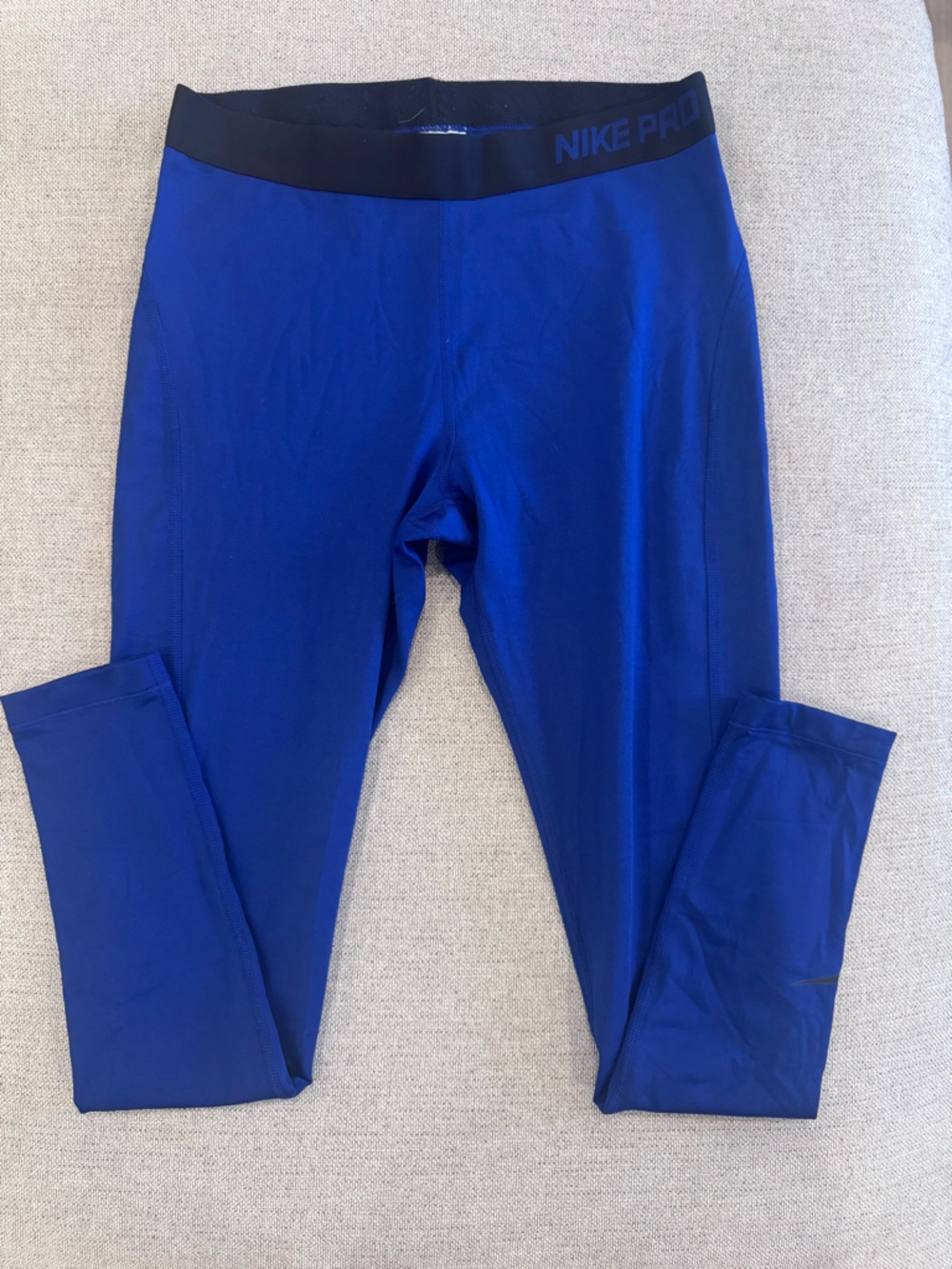 Nike Royal Blue and Black Performance Shorts